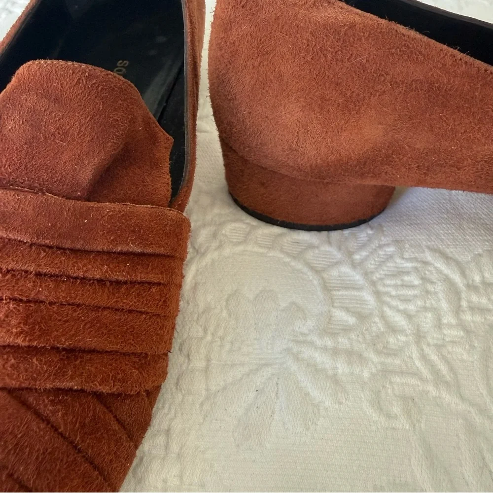 Sacha London Brown Suede Loafers size 7 - Picture 4 of 8